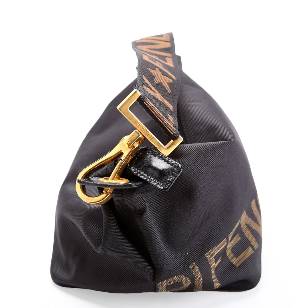 Logo Nylon One shoulder Bag Black/Brown