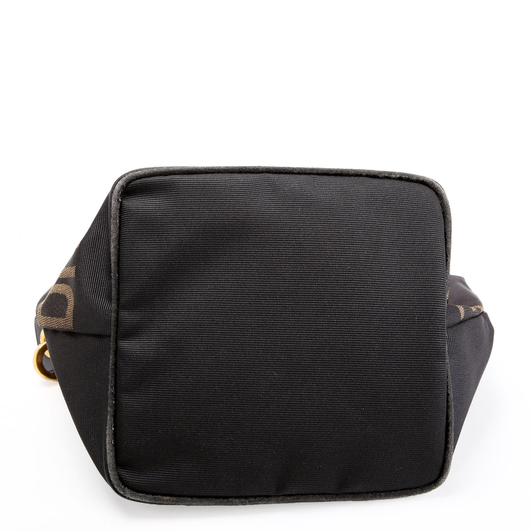 Logo Nylon One shoulder Bag Black/Brown