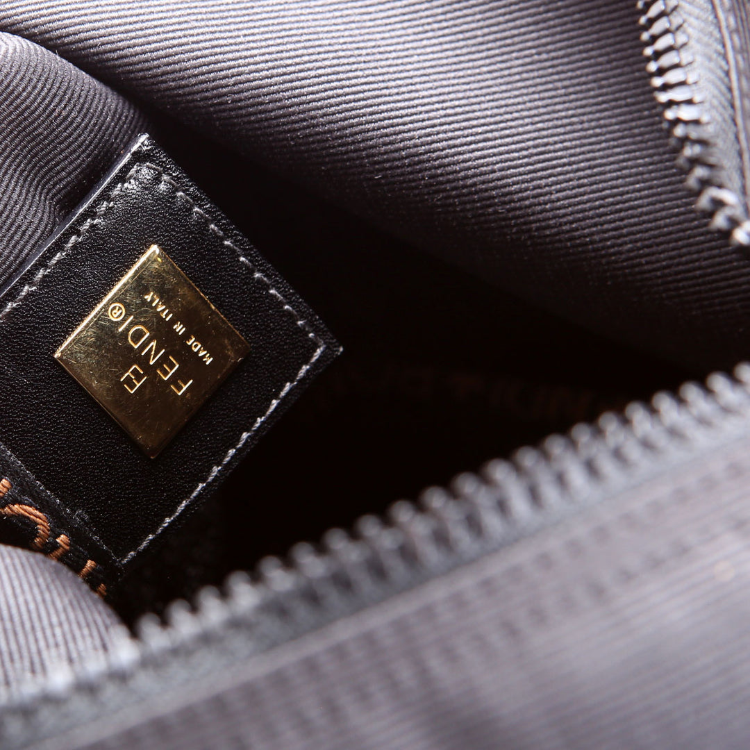 Logo Nylon One shoulder Bag Black/Brown