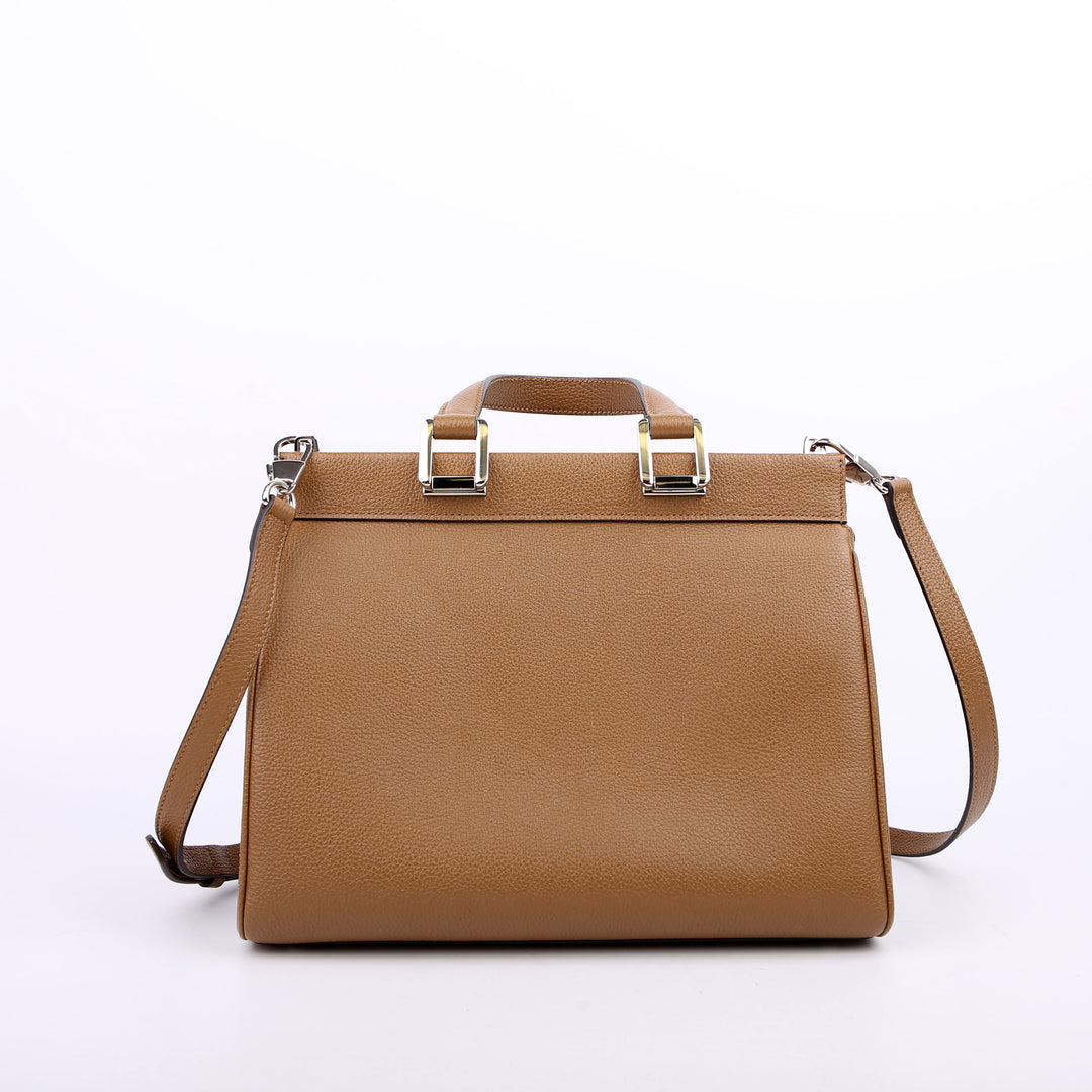 569712 Zumi Top Handle Small Brown