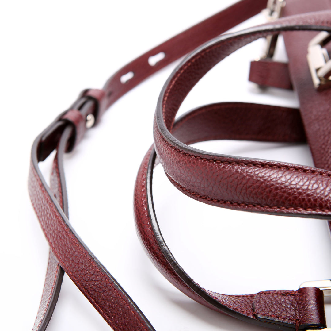 ムギ 564714 Zumi Top Handle Medium Maroon