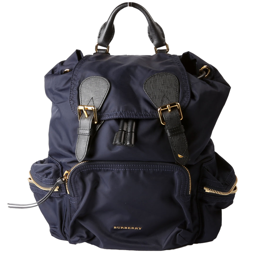 Nylon Rucksack Runway Backpack Navy/Black display picture 3