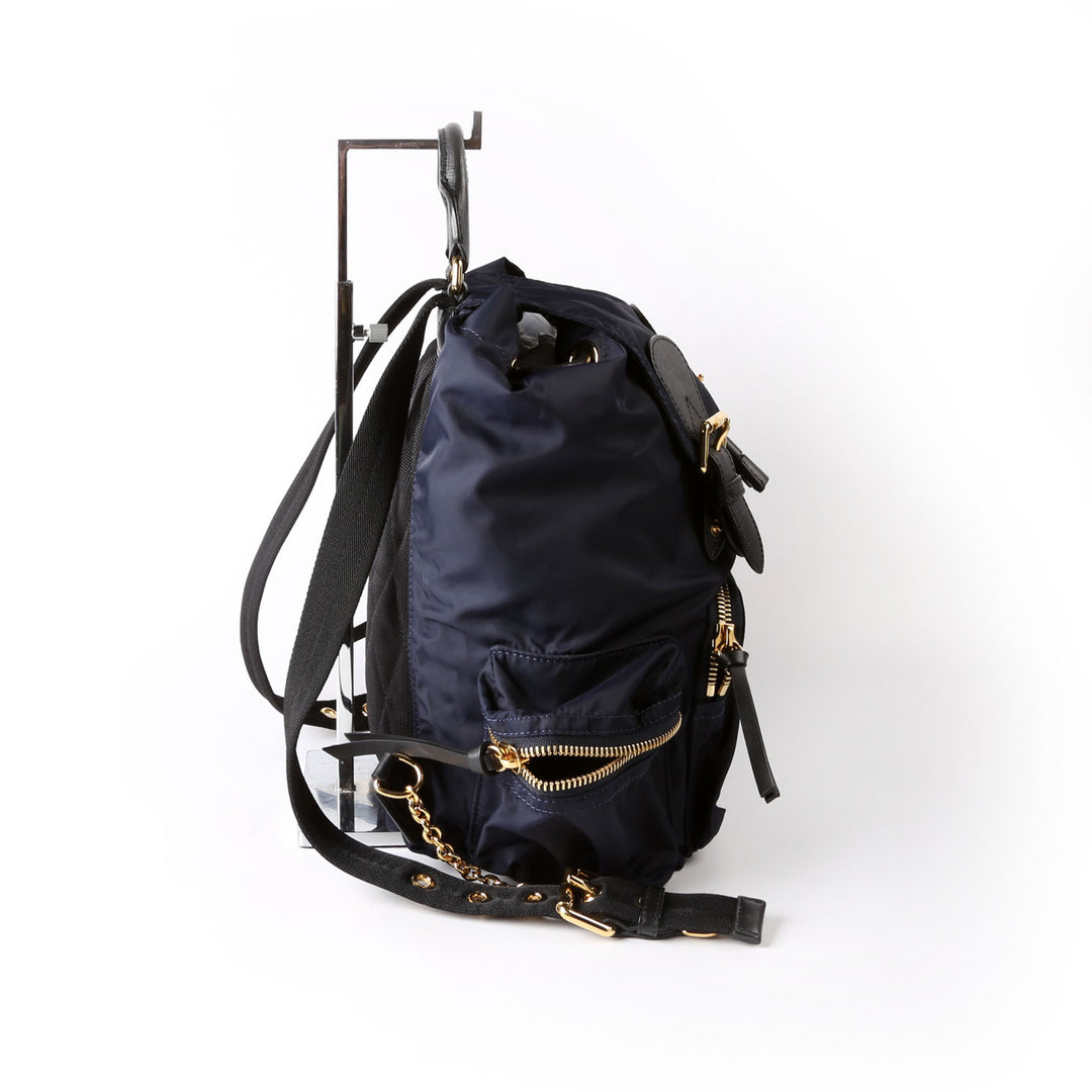 Nylon Rucksack Runway Backpack Navy/Black display picture 1