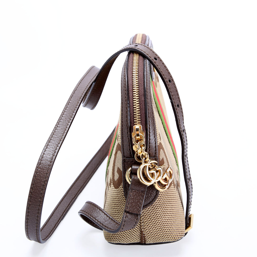 499621 Ophidia Jumbo GG Small Xbody Brown/Red/Green