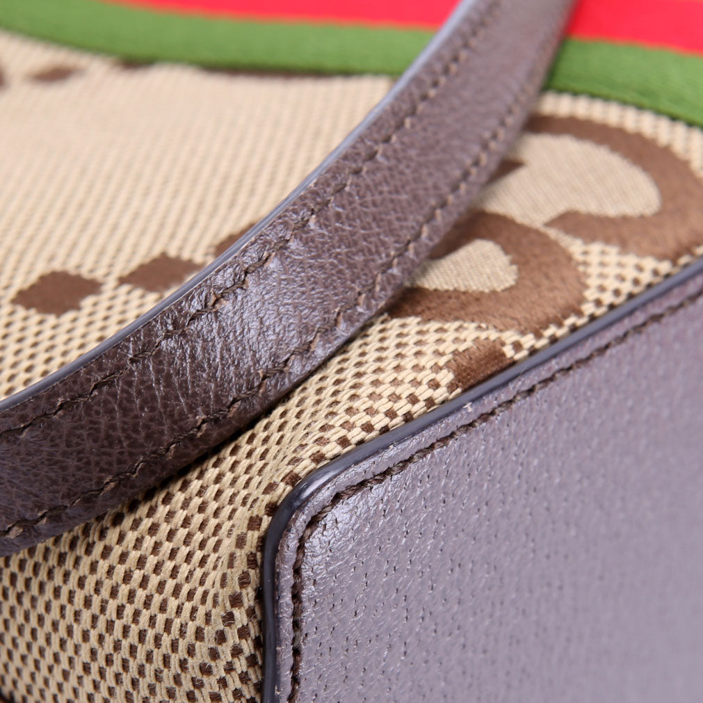 499621 Ophidia Jumbo GG Small Xbody Brown/Red/Green