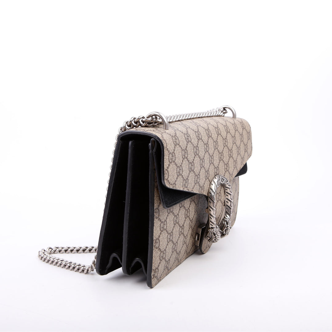 400249 Dionysus GG Shoulder Small Black