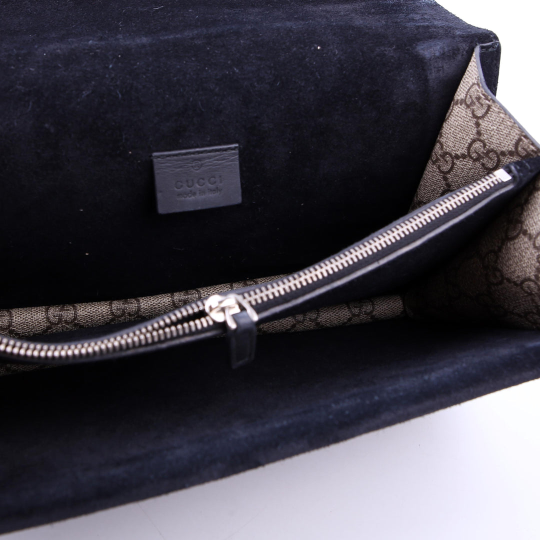 400249 Dionysus GG Shoulder Small Black