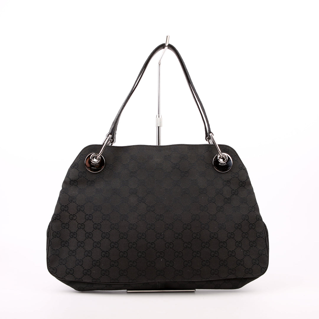 「美品」GUCCI ブラックナイロン ボディバッグ 121023 Eclipse Shoulder Medium Black