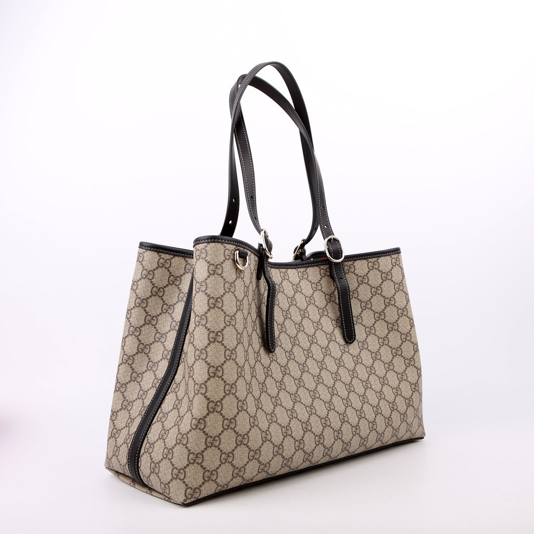 815213 GG Supreme Emblem Tote Bag Large
