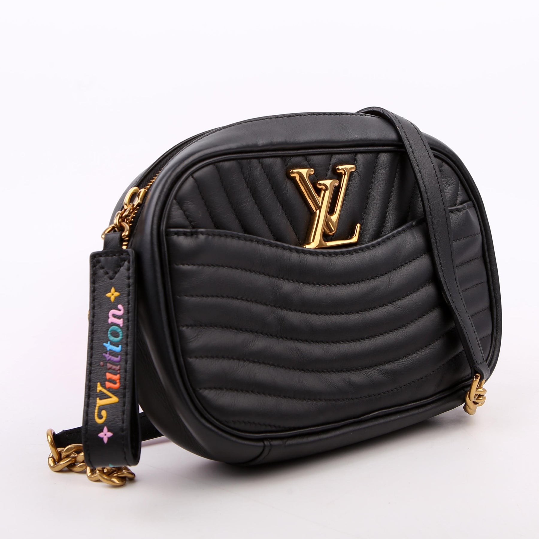 louis vuitton camera backpack Louis Vuitton New Wave Camera Bag Quilted Leather