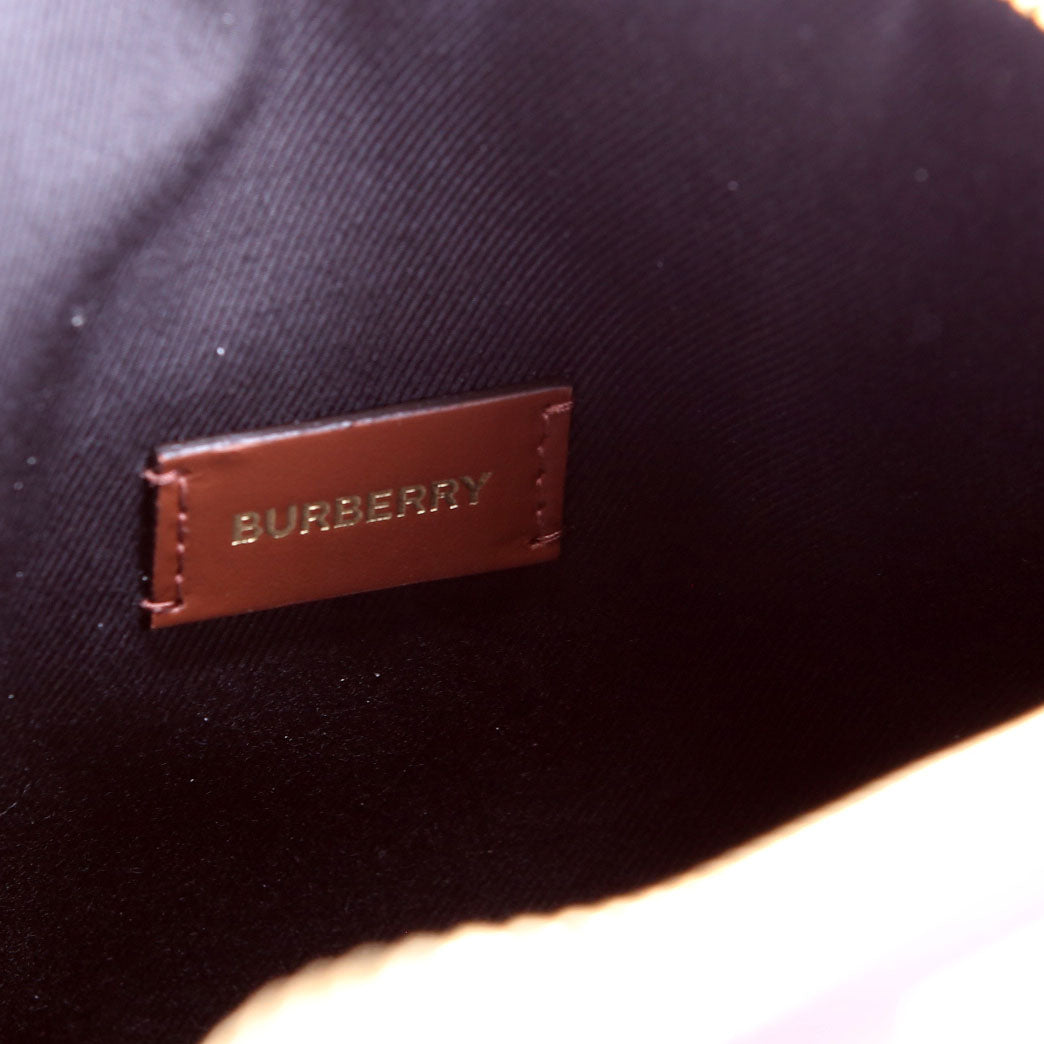 Check Medium Blowing Bag Black/Brown