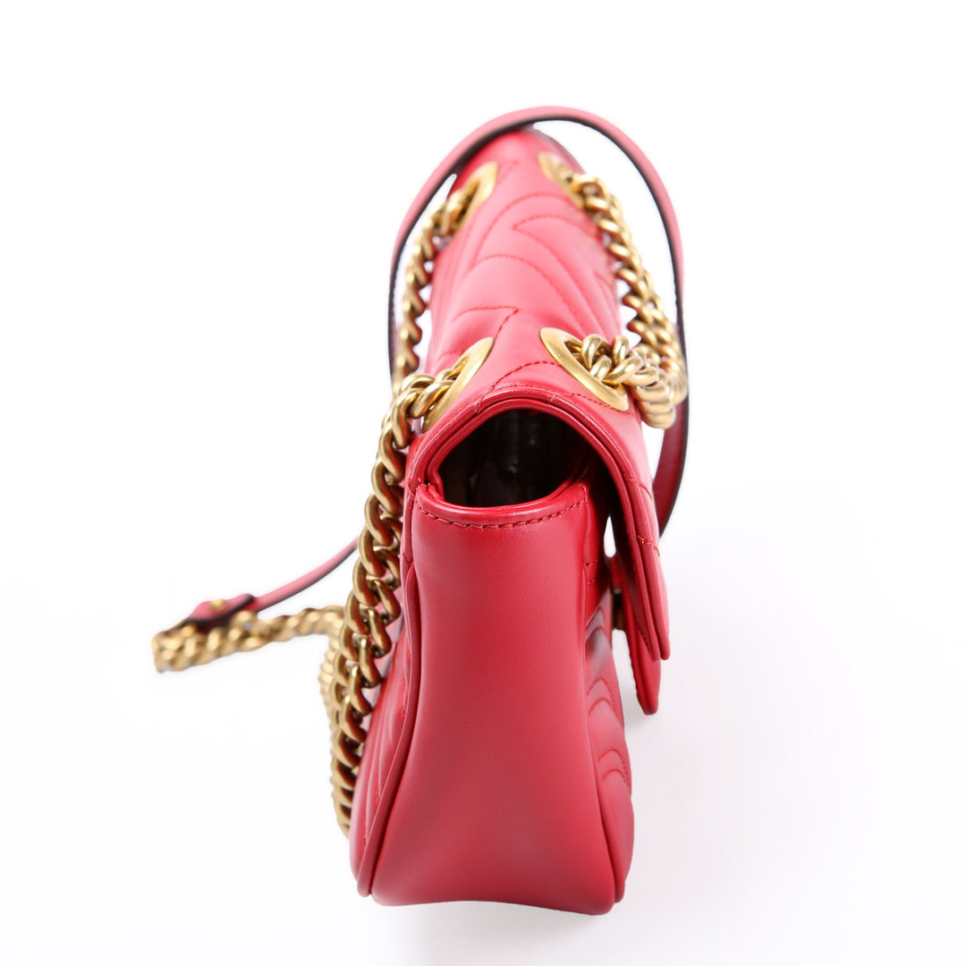 446744 Marmont Leather Shoulder Mini FLap