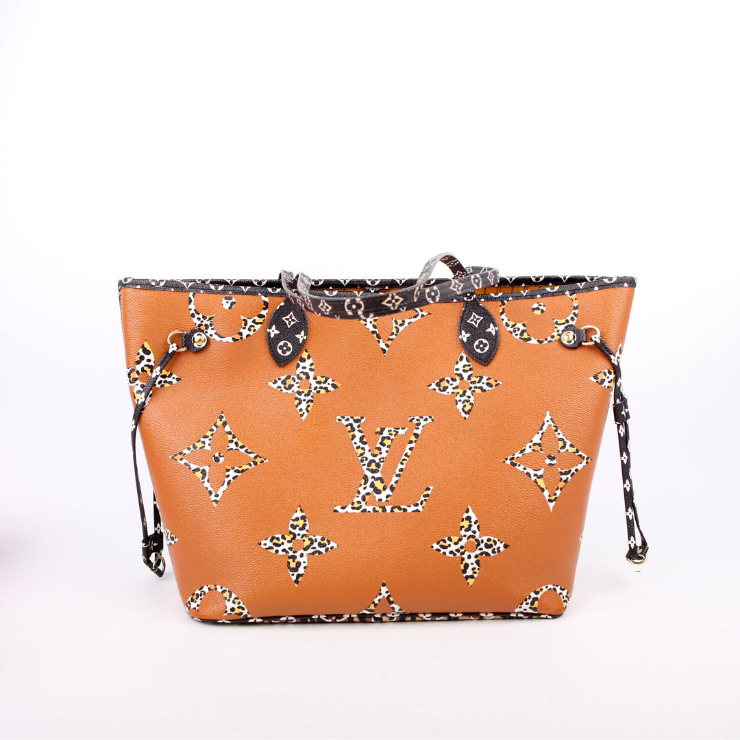 Neverfull with Wallet MM Jungle Black/Orange