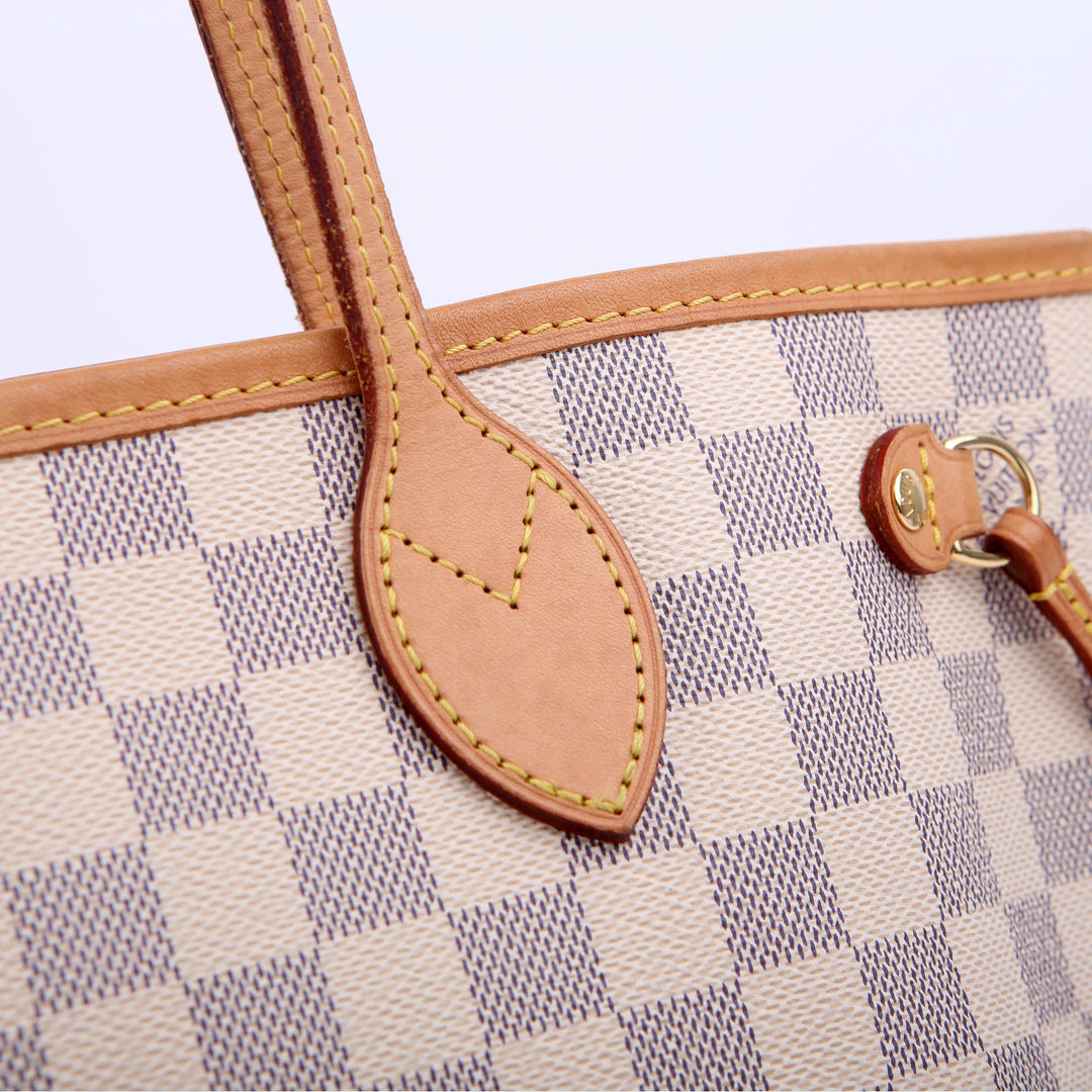 Neverfull with Wallet PM Damier Azur