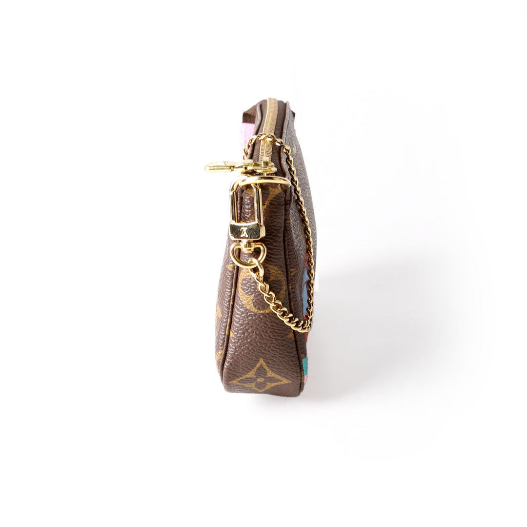 Pochette Accessories Mini 2016 Xmas Animation Monogram