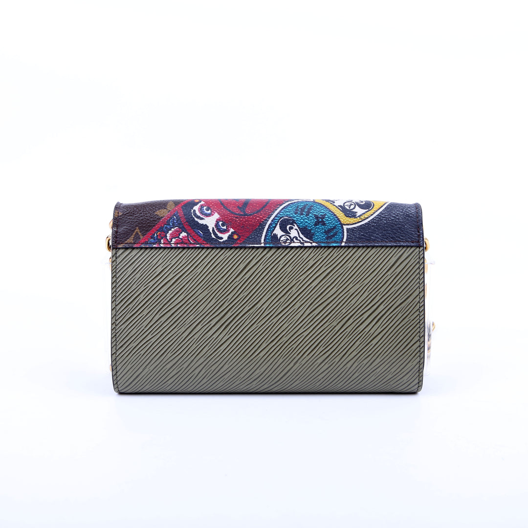 Twist Chain Wallet Kabuki Monogram Epi Green