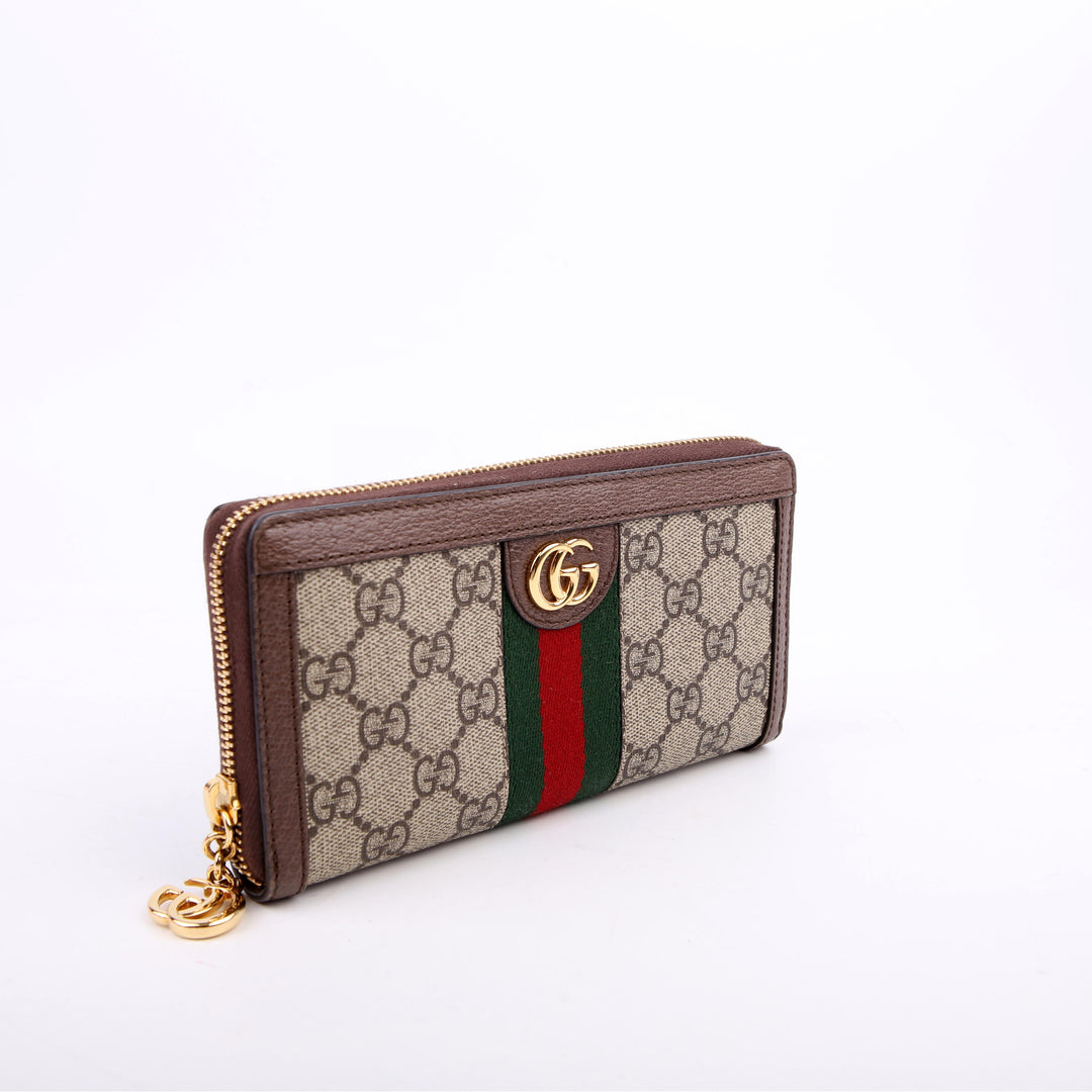 523154 GG Supreme Ophidia Zip Wallet