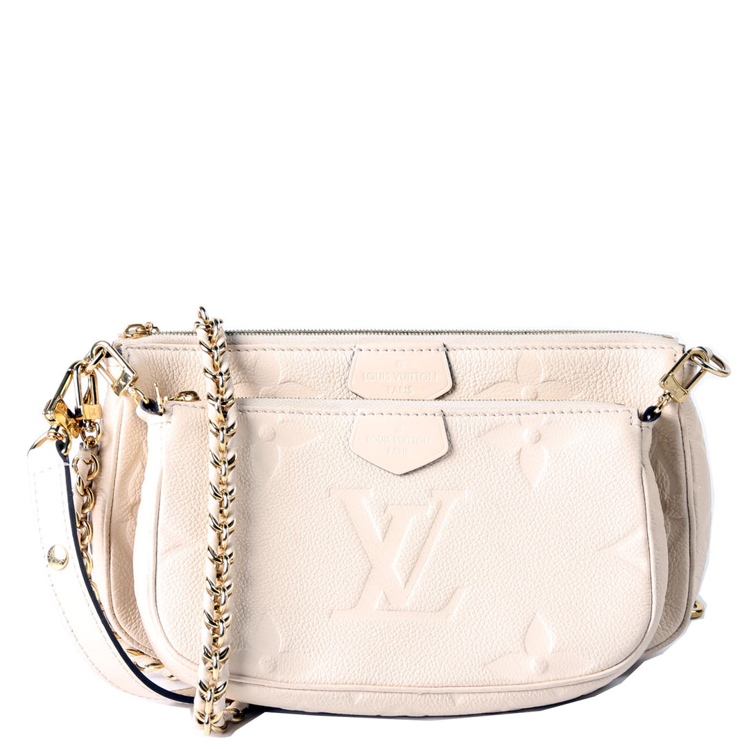 Multi Pochette Empreinte Cream