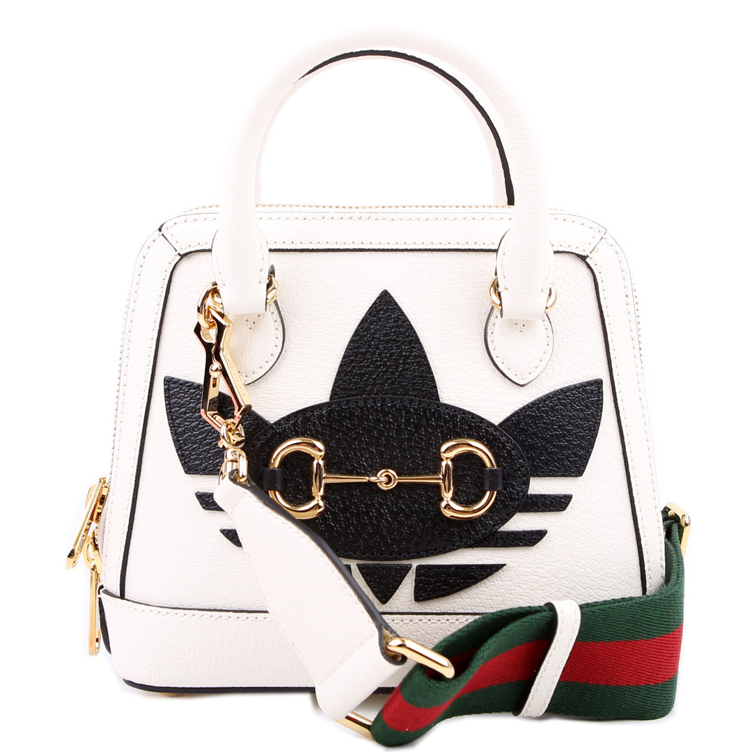 677212 x Adidas Horsebit 1955 Mini White