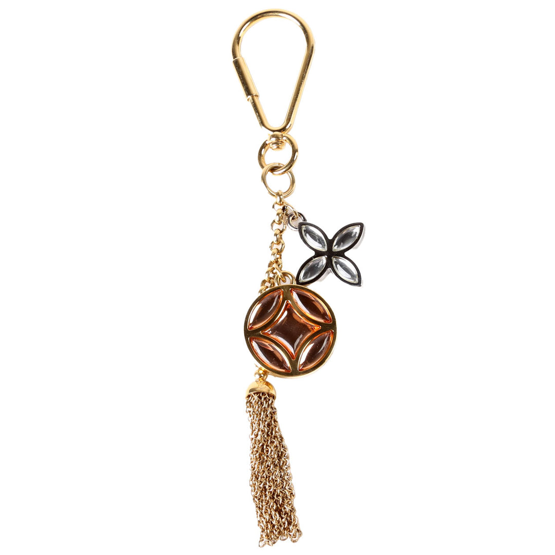 Ice Flower Key Holder And Bag Charm Gold/Silver