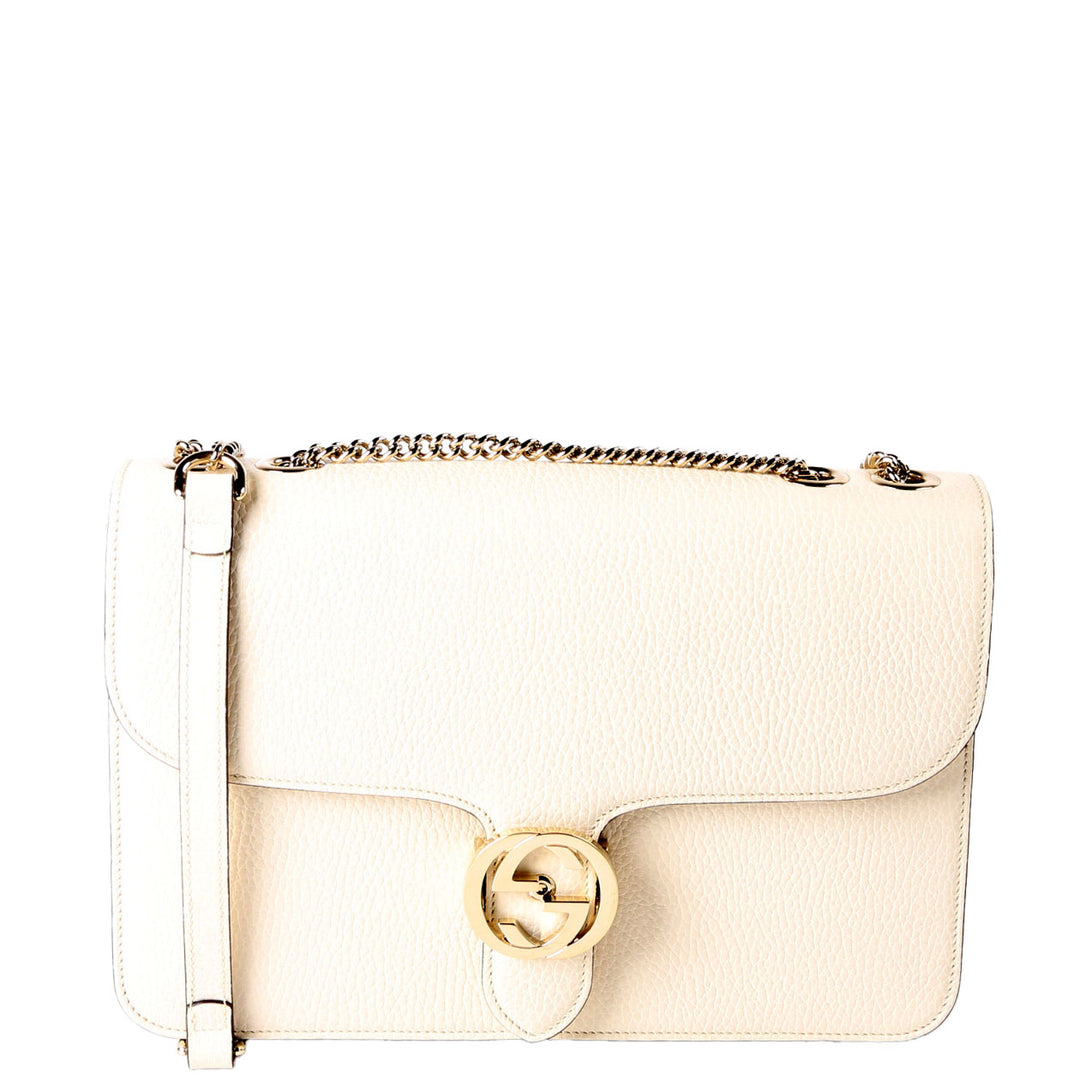510303 Interlocking GG Shoulder Ivory