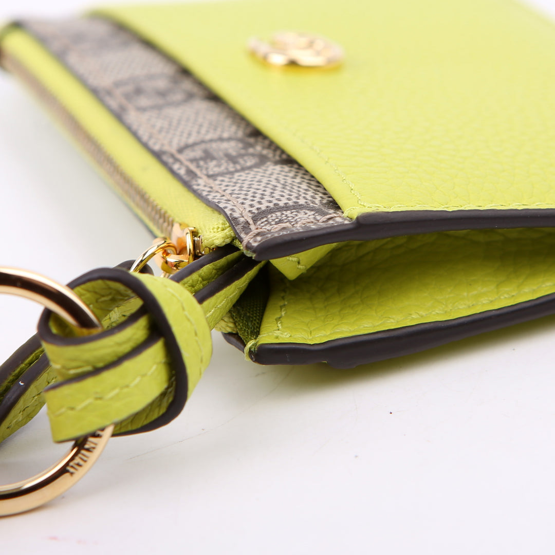 837966 GG Marmont Zip Key Pouch Green
