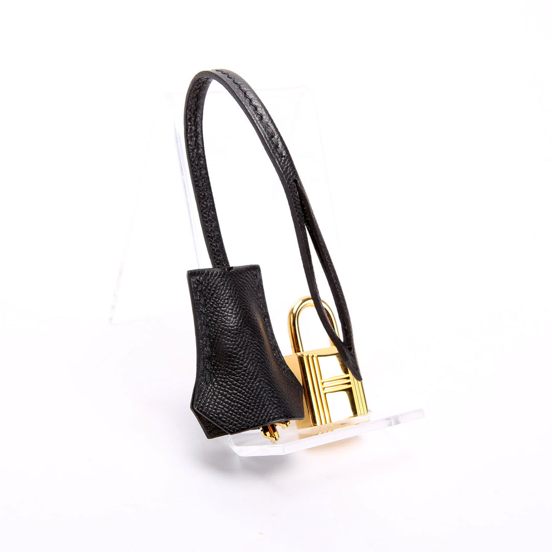 Lock & Key Clochette Epsom Black