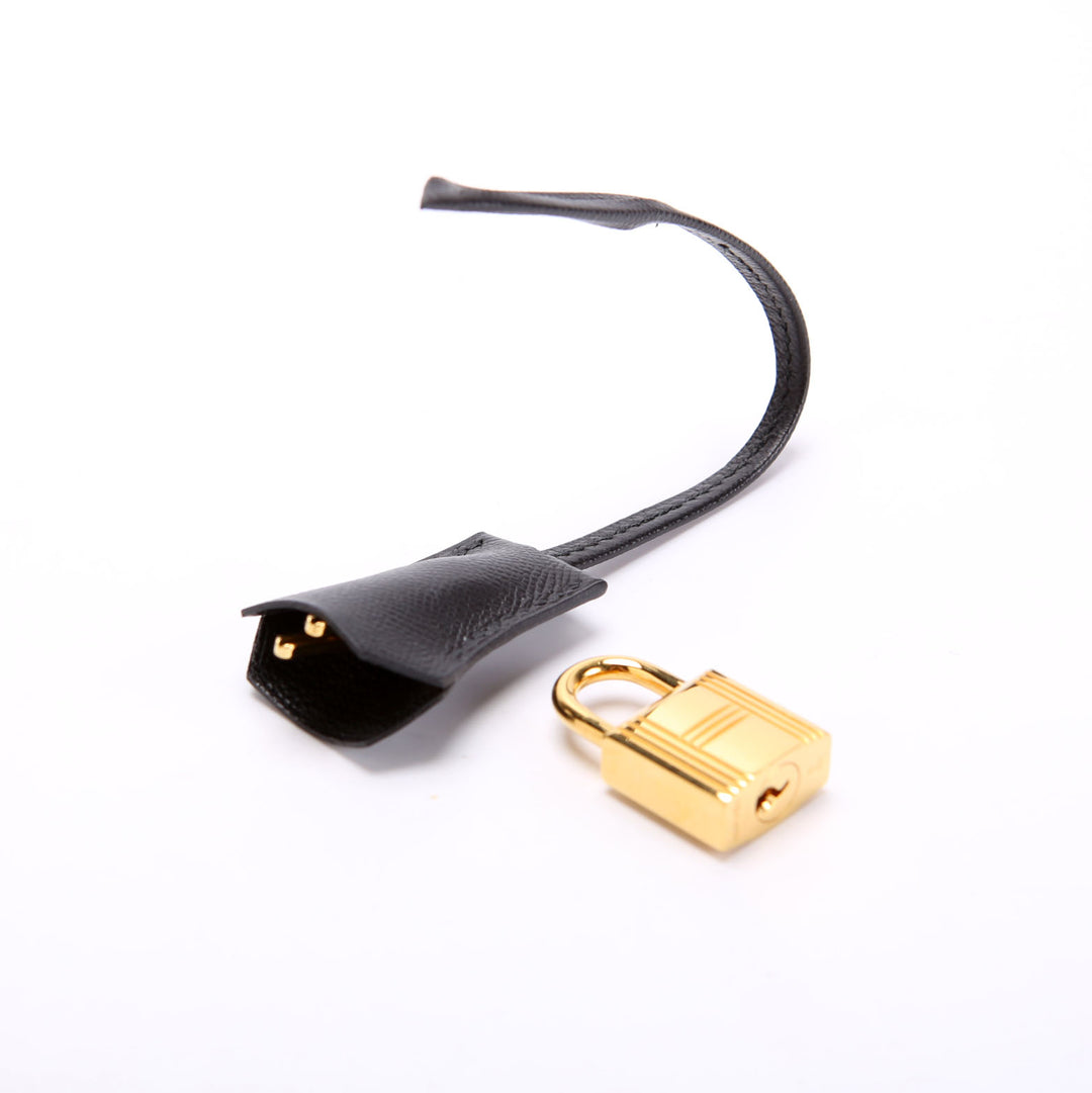 Lock & Key Clochette Epsom Black