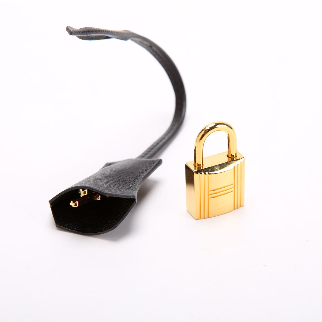 Lock & Key Clochette Epsom Black