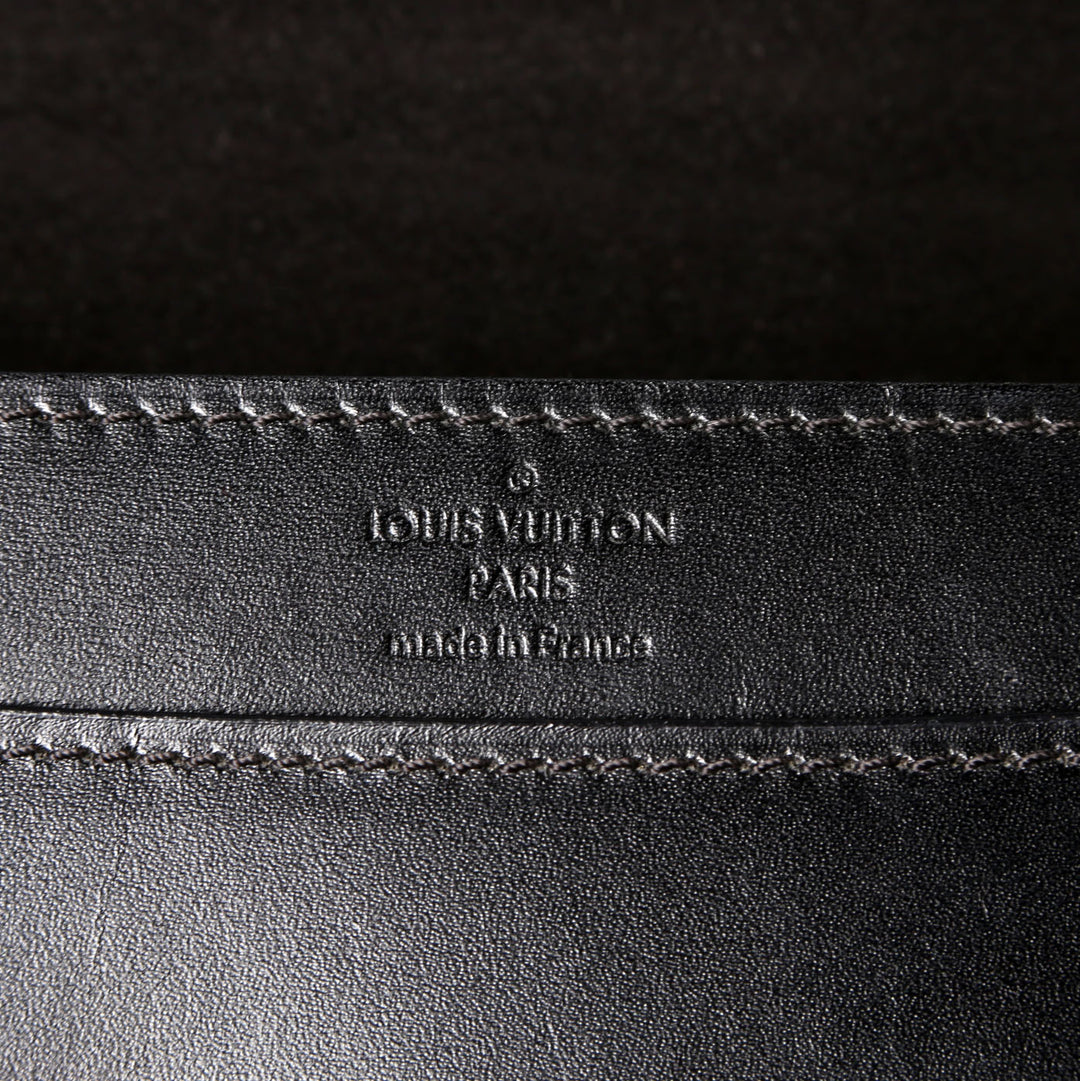 Louise MM Chain Bag Calfskin Black