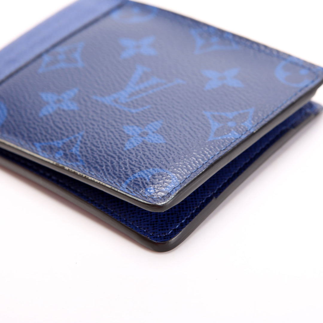 Mens Multiple Wallet Taigarama Blue