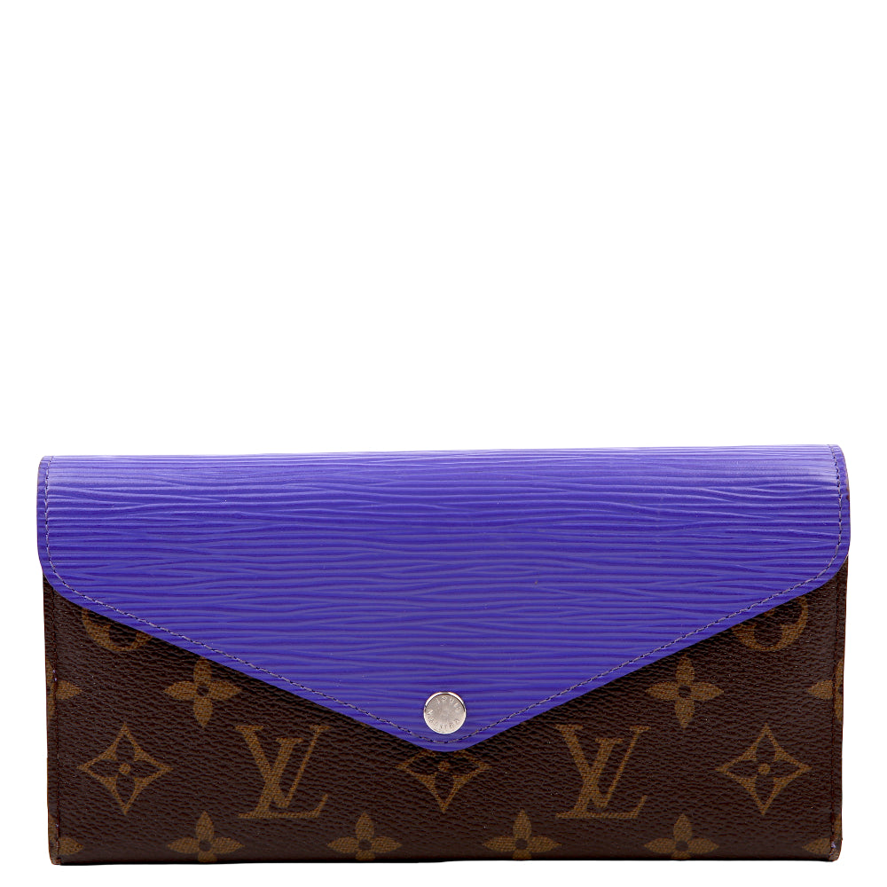 Marie Lou Long Monogram Epi Purple
