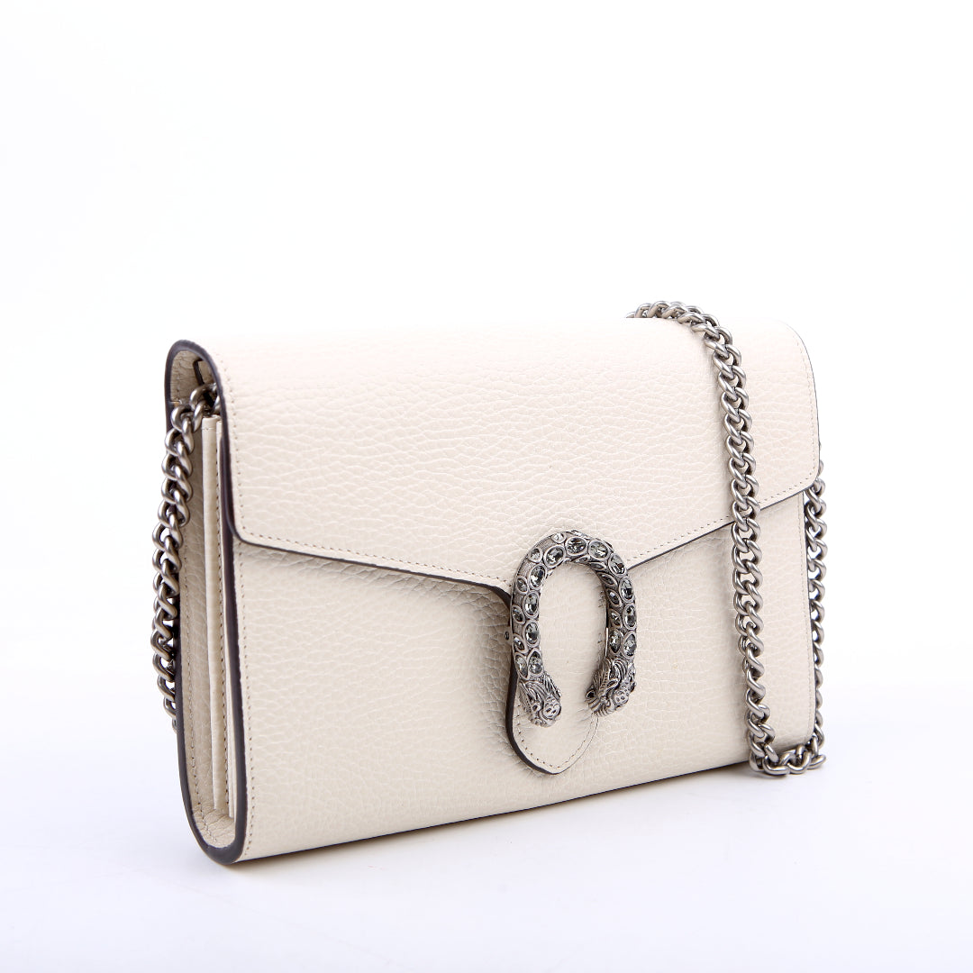 401231 Dionysus Mini Wallet White