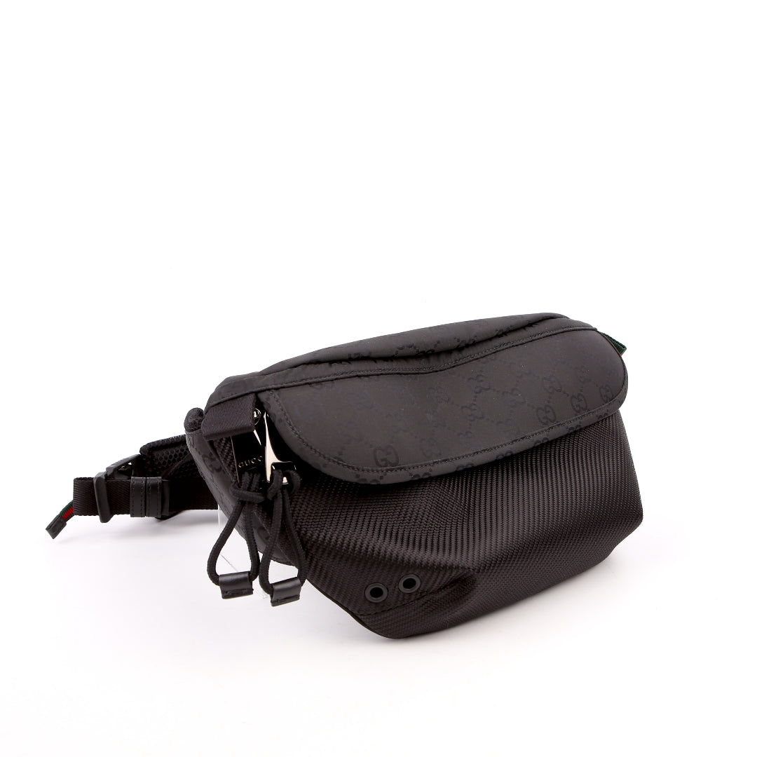 804262 Nexus Nylon Large Belt Bag Black