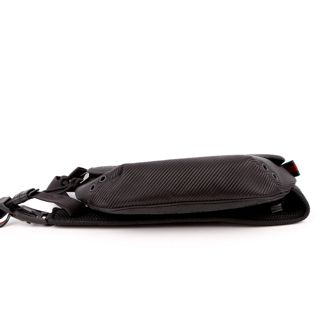 804262 Nexus Nylon Large Belt Bag Black