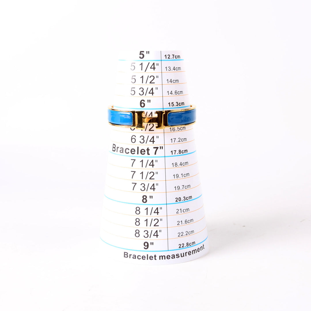 Clic Clac Narrow PM Bracelet Gold/Blue