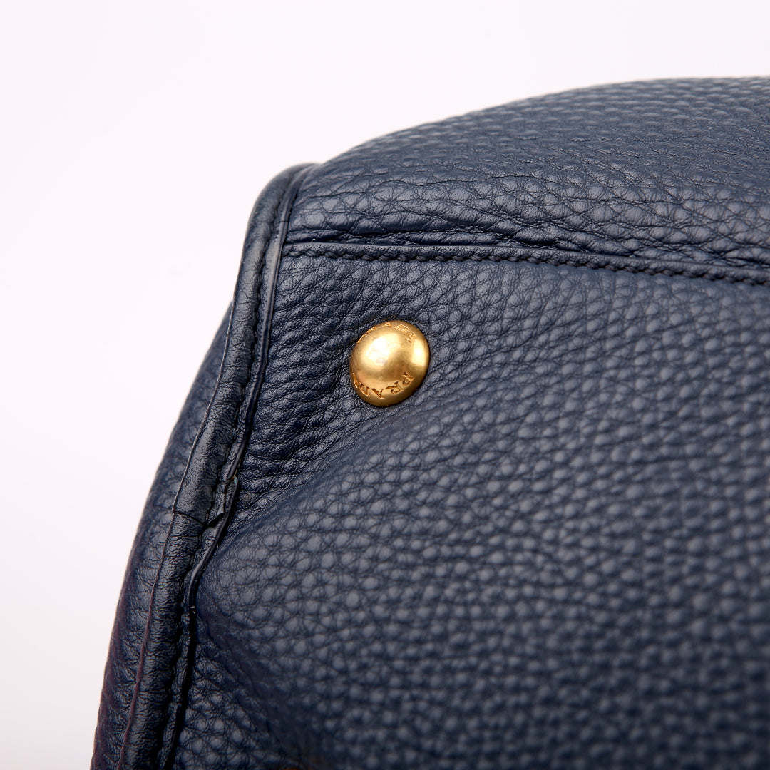 1BB022 Vitellow Phenix Convertible Satchel Blue