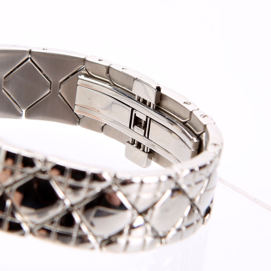 D86-100 Cannage Stainless Steel Watch