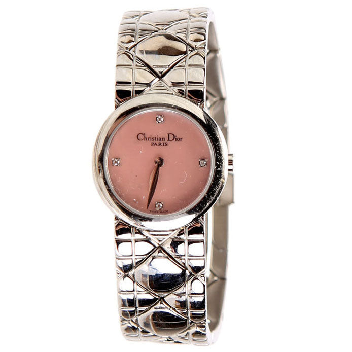 D86-100 Cannage Stainless Steel Watch