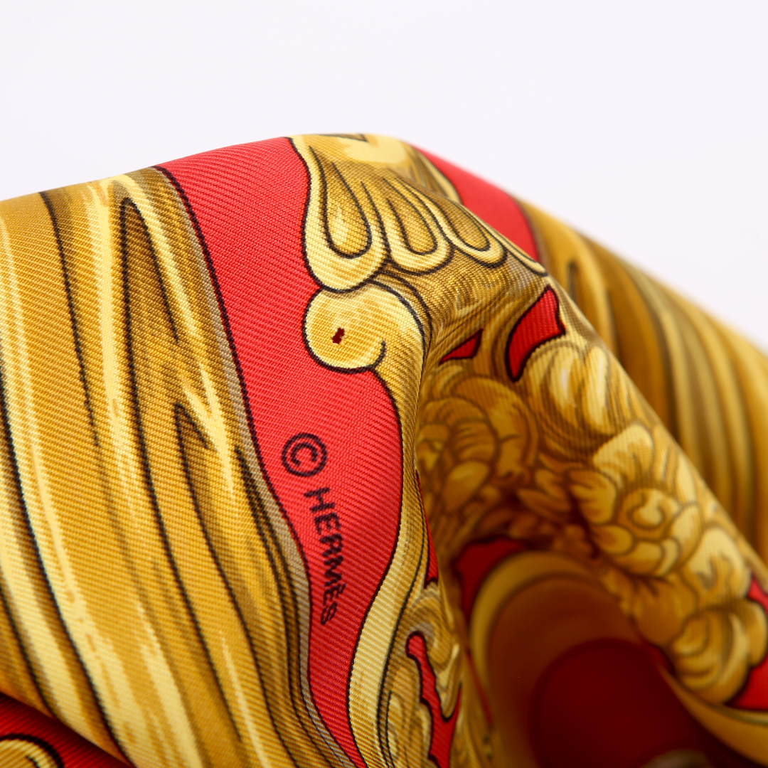 Hermès ETRIERS カレ 90 Etriers 90 Silk Scarf