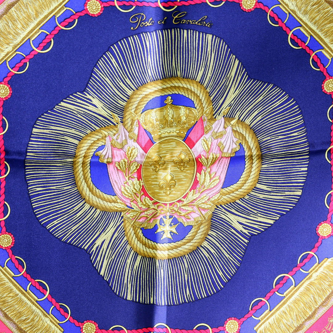 ピ*ノ様 新品エルメス　カレPoste et Cavalerie（ポスト・エ・カ Poste Et Cavalerie 90 Silk Scarf