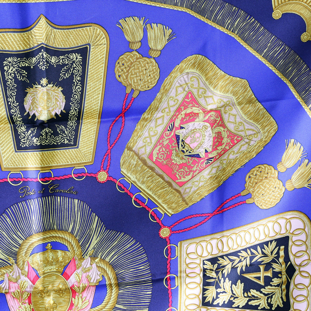 Poste Et Cavalerie 90 Silk Scarf