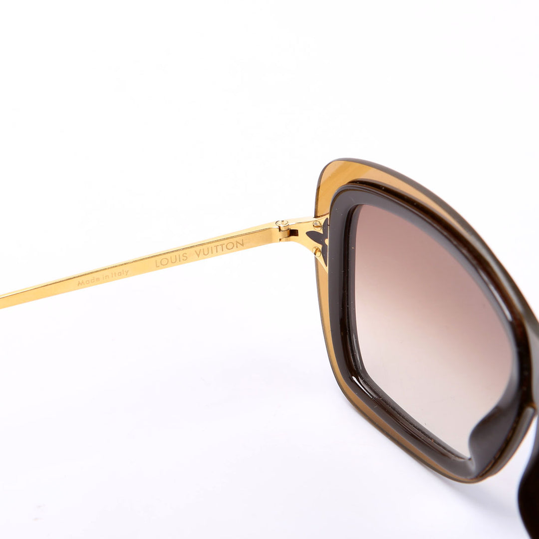 Z0323W Square Sunglasses Brown