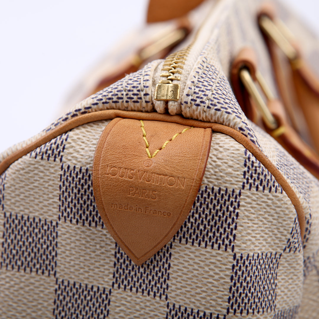 Speedy 25 Damier Azur