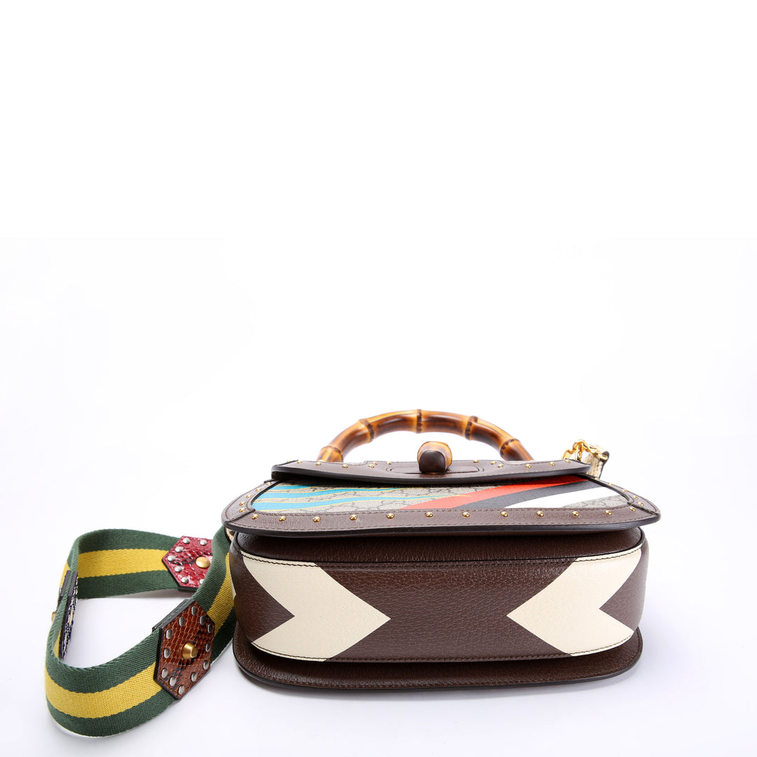 679632 Gucci 100 Continental Medium Bamboo Top Handle