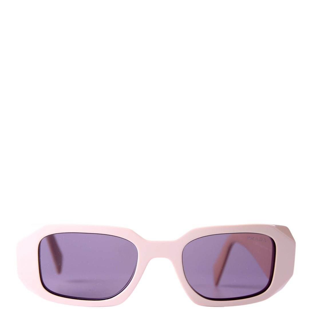 PRADA　シンボル　サングラス　SPR 17W ピンクベージュ SPR17W Symbol Sunglasses Beige