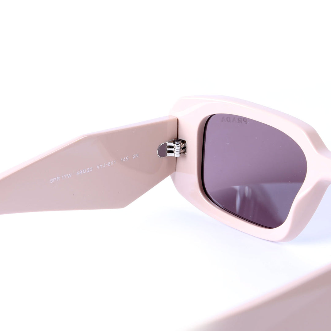 PRADA　シンボル　サングラス　SPR 17W ピンクベージュ SPR17W Symbol Sunglasses Beige
