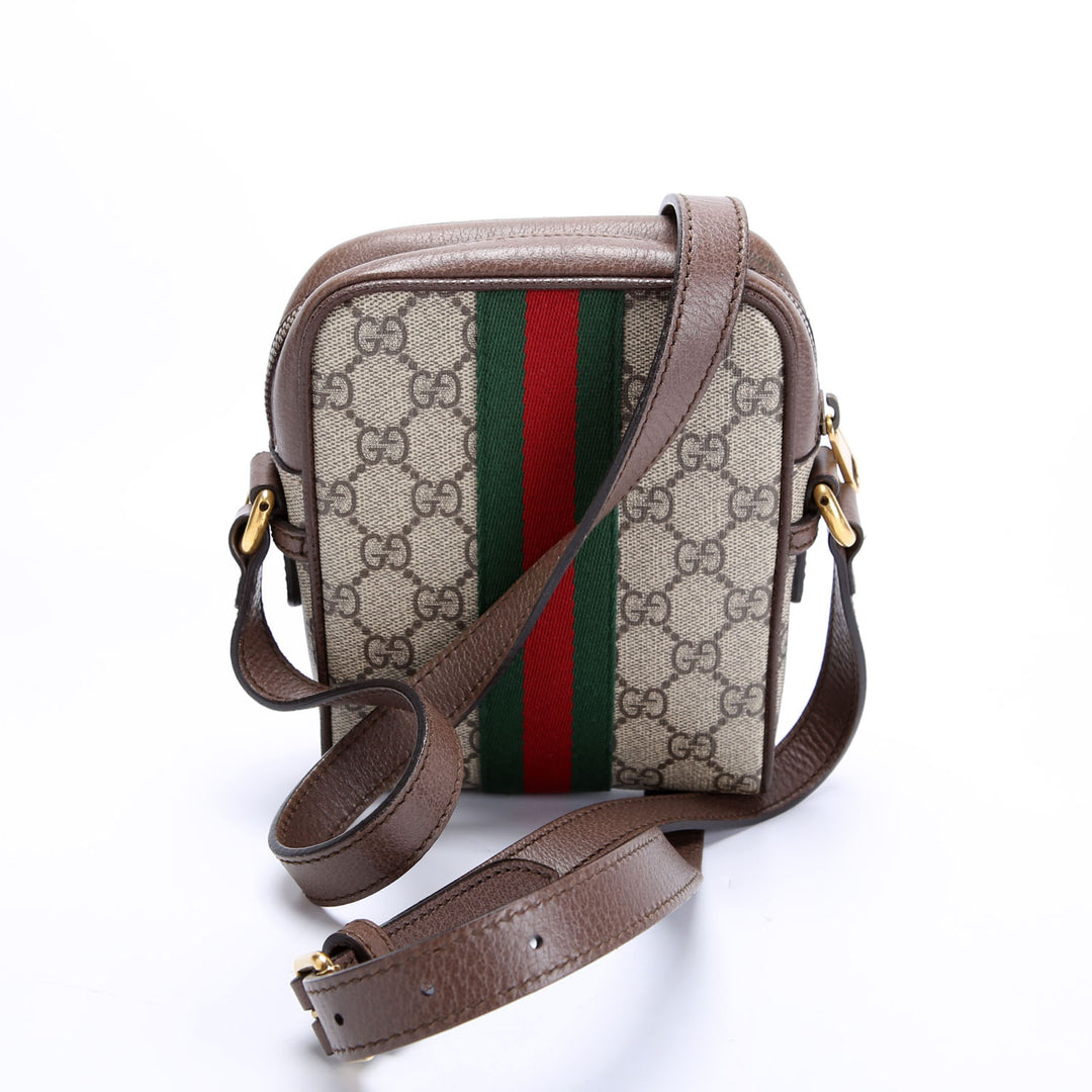 ミリタリー　セントウフクニガタ5A 598127 Ophidia GG Shoulder Bag Brown