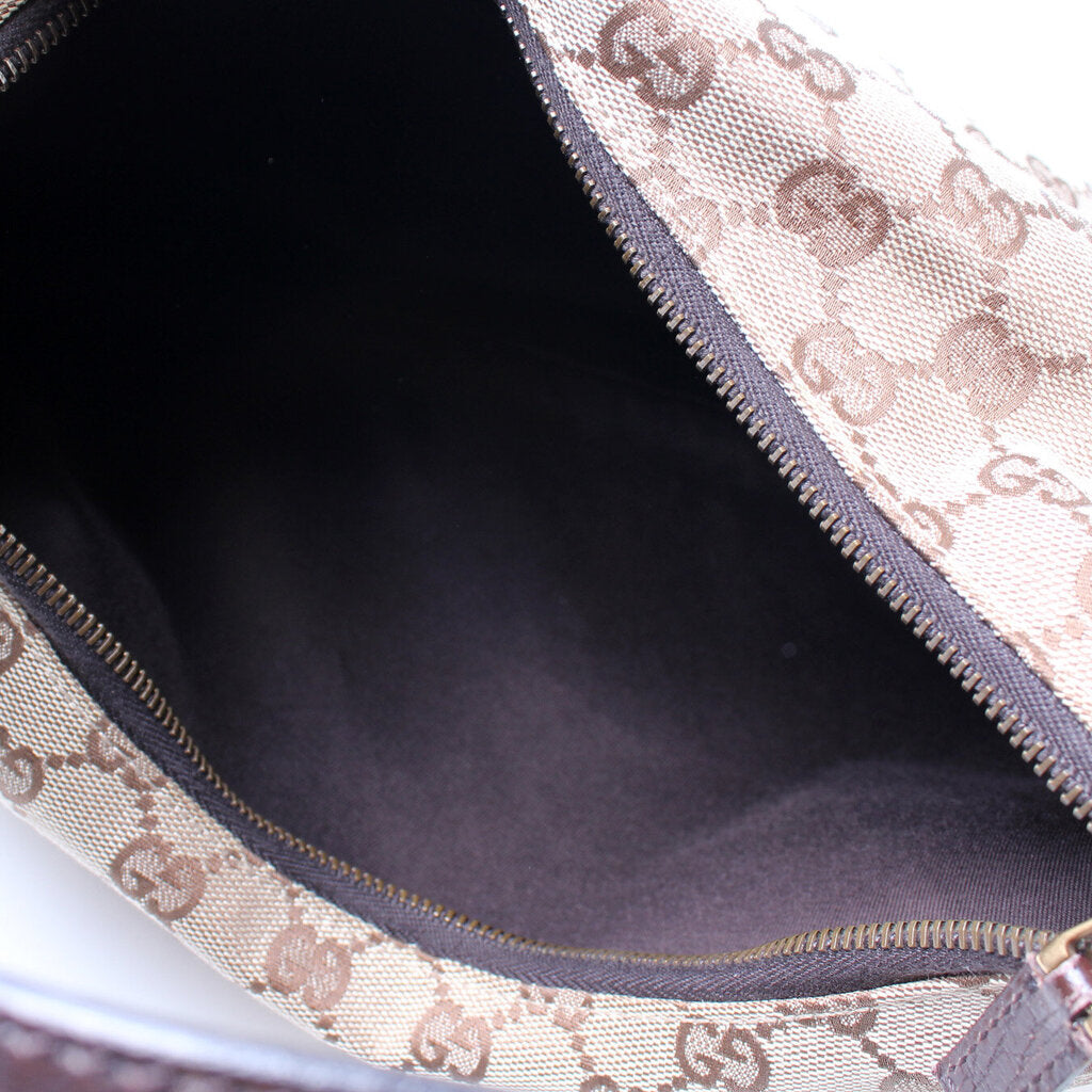 115867 Horsebit GG Canvas Hobo