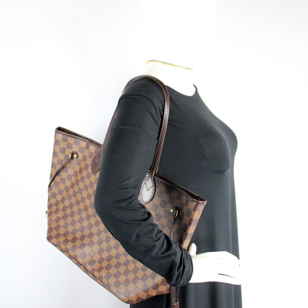 Neverfull MM Patches Damier Ebene – Keeks Designer Handbags